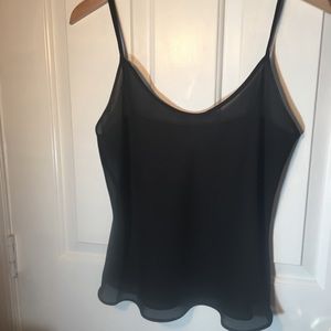 Chaps black camisole
